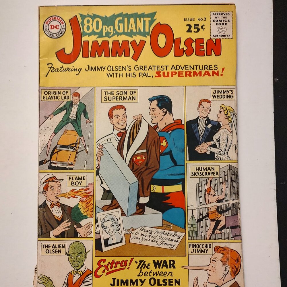 80 PAGE GIANT # 2 JIMMY OLSEN Curt Swan George Klein Alvin Schwartz Otto Binder